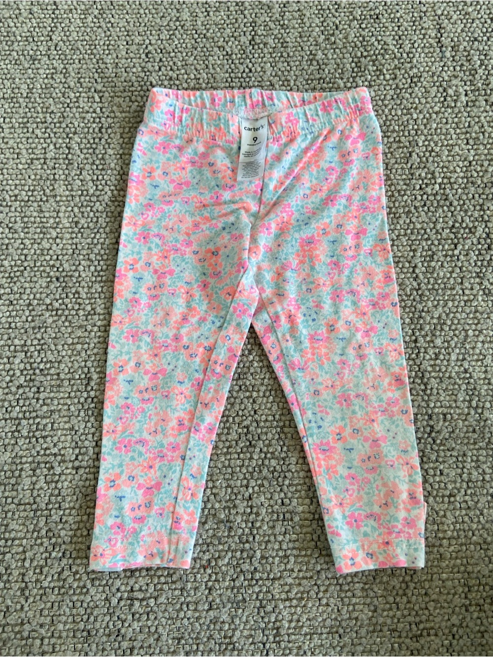 5/$10 Bundle - Carter's Toddler Floral Leggings